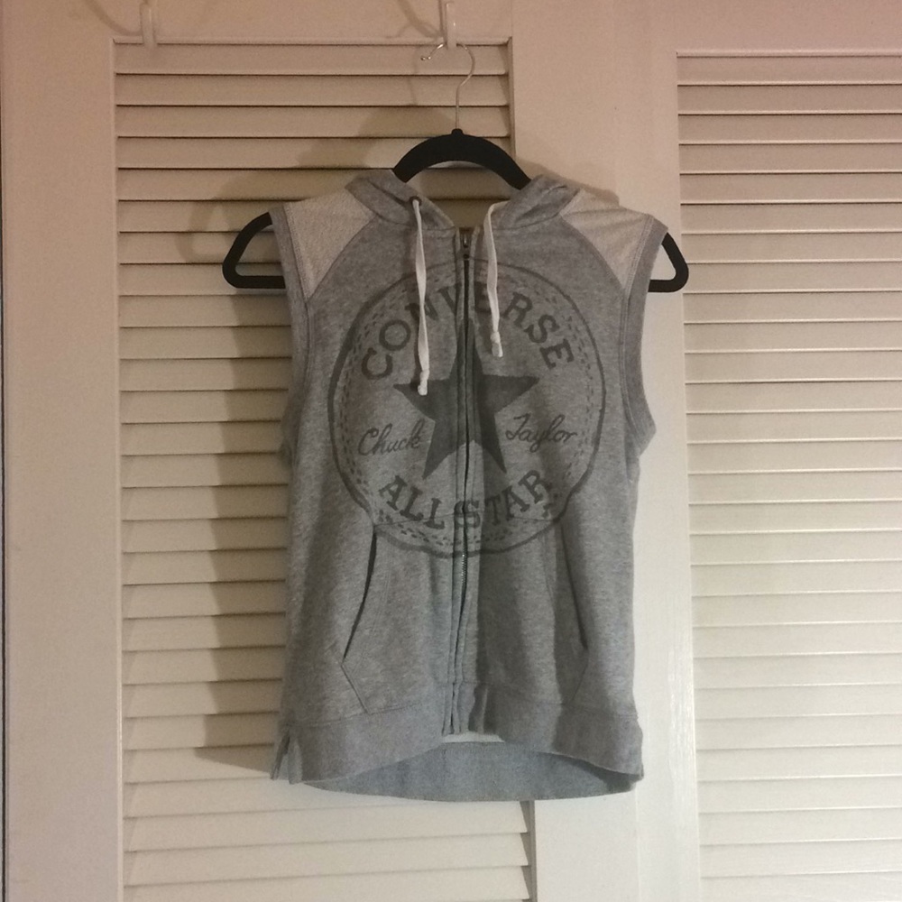 Sleeveless Converse Hoodie